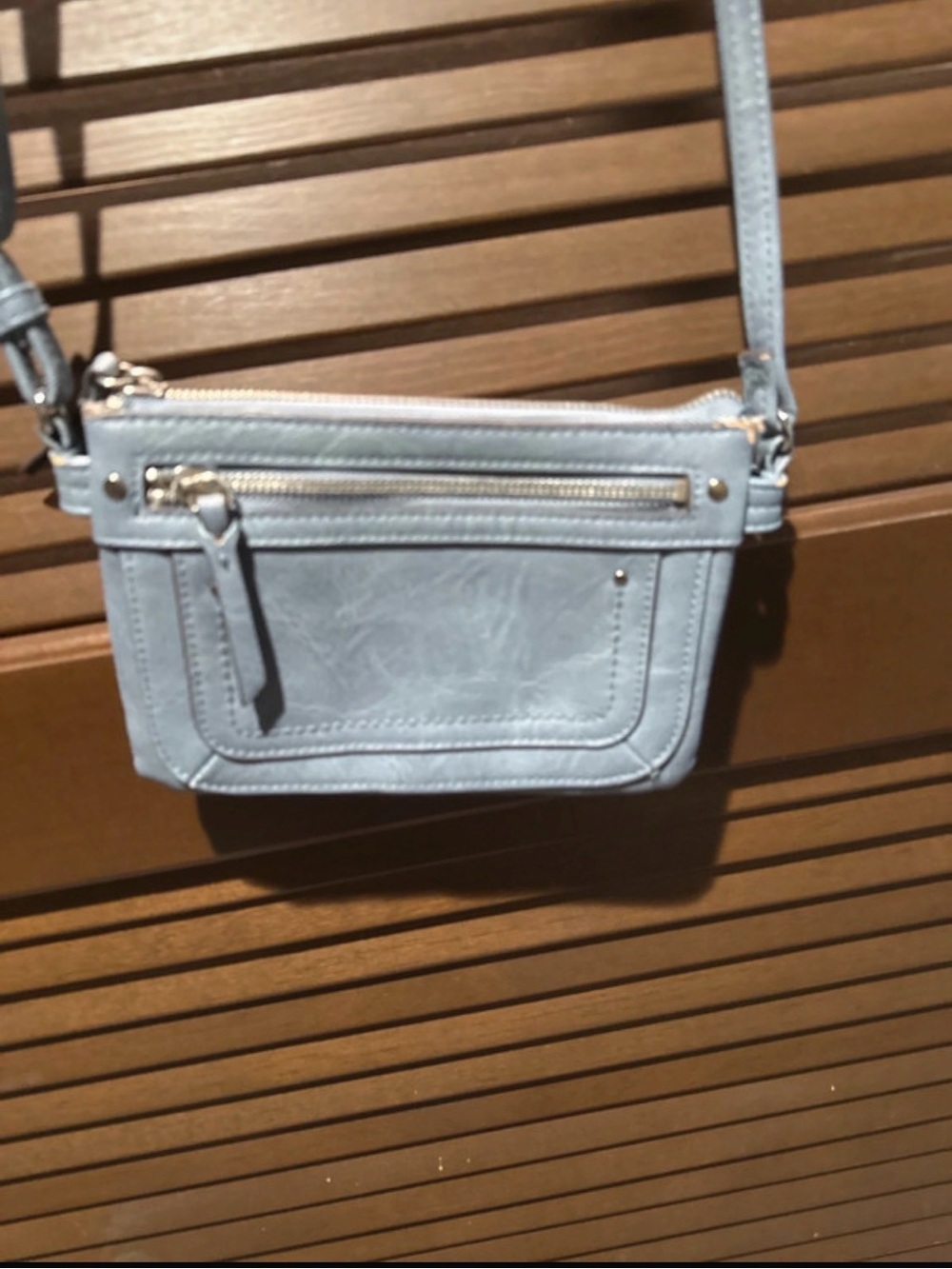 INC International Concepts Light Blue Crossbody Bag